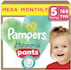 Pampers Πάνες Βρακάκι Harmonie No. 5 για 12-17kg 160τμχ