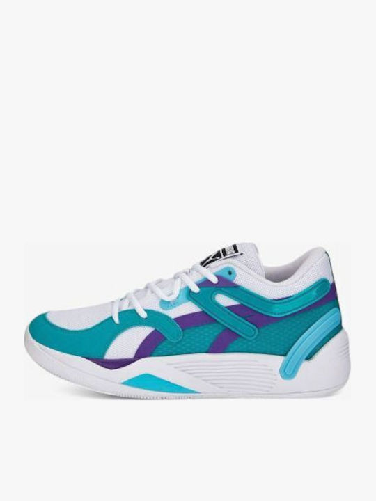PUMA TRC Blaze Court Ниски Баскетболни Обувки Бели