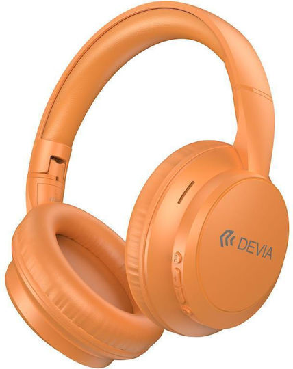 Devia JH-820 Lite1 Wireless Bluetooth Over Ear Headphones With 10 Hours Playing Time Orange