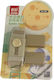 Eraser Alista Home 2 Refills Pull-push Adjustment Rubber Khaki