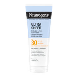 Neutrogena® Ultra Sheer Loțiune Hidratantă Invizibilă Pentru Corp Produse Cu Protecție Solară Textură Lichidă Cu Protecție Solară (SPF30) Pentru Hidratare Intensă Și Absorbție Rapidă 200ml