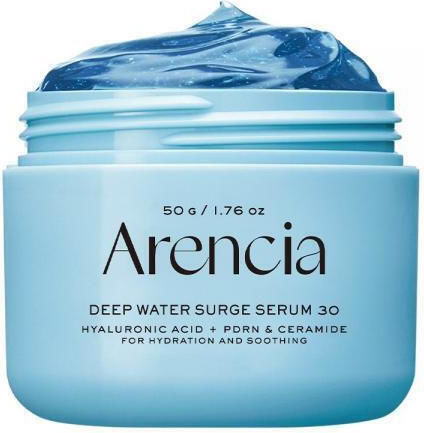 Arencia Serum Deep Water Surge 30 Serum Calmante Pentru Față Cu Peptide Și Pantenol Pentru Detoxifiere Și Strălucire 50gr