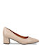 Pointed Toe Heels Beige