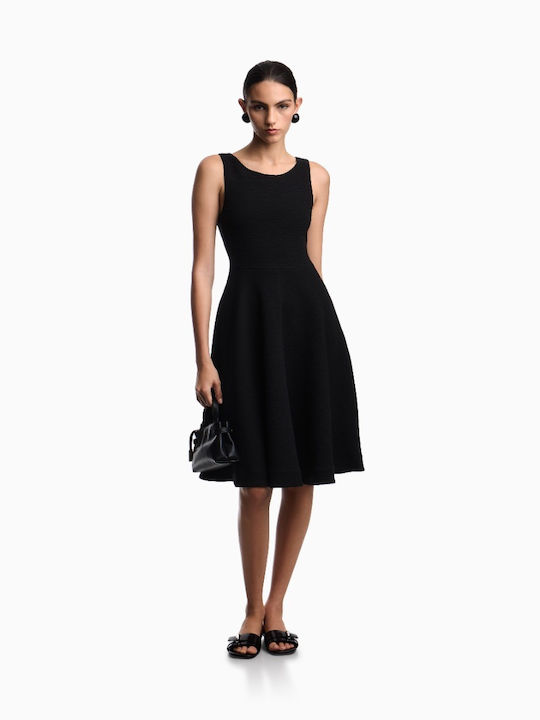 Emporio Armani Summer Midi Evening Dress Black EW003585AF21213 UC001 |  Skroutz.mt