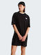 Summer Mini Athletic T-Shirt Short Sleeve Black Dress