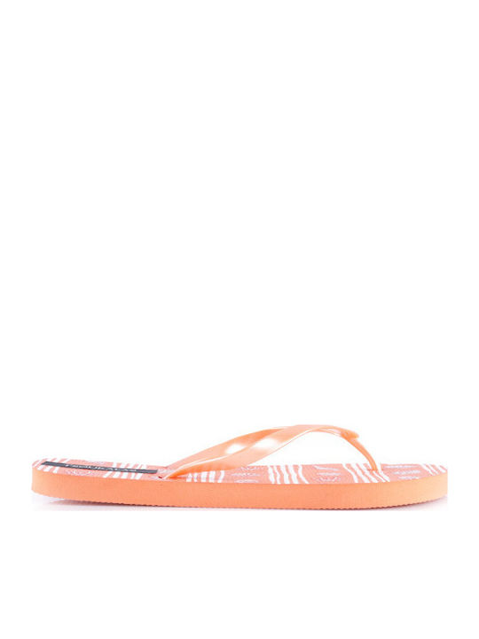 Damen Zehentrenner in Orange Farbe