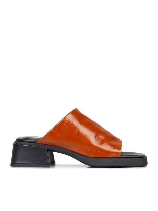 Miista Sandale Elegante Damă Tabac Maro