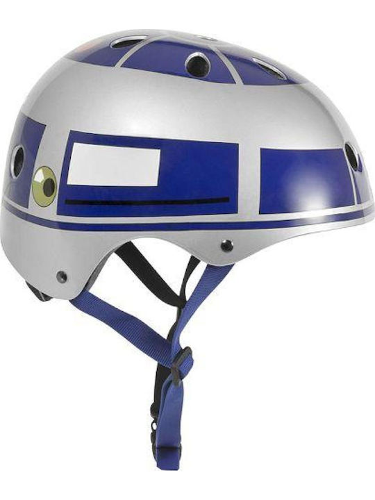 Star Wars R2d2 Каска Сива Синя Сиво-синя Размер Малък 48-54см