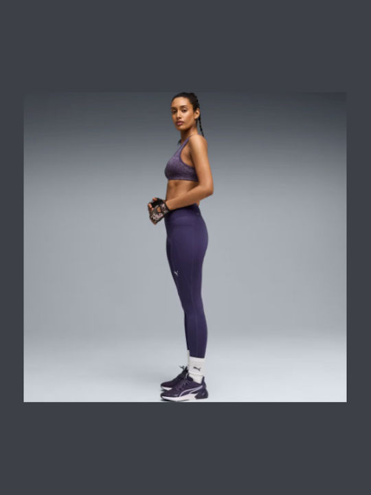 Women's Cropped Leggings Purple
