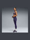 Women's Cropped Leggings Purple