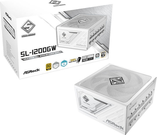 ASRock Steel Legend SL-1200GW 1200W Weiß Netzteile Vollständig modular 80 Plus Gold
