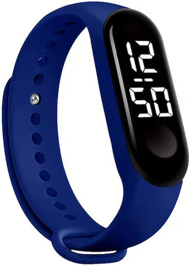 Smartwatch Led Силиконова Каишка Син