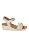 Damenplattformen Anatomisch Sommer Damenplattformen Beige