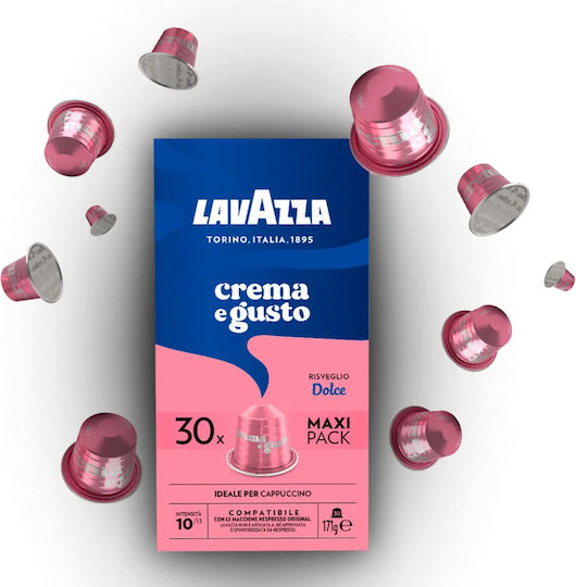 Lavazza Capsule Cappuccino Crema E Compatibile cu Mașină Dolce Gusto 30buc