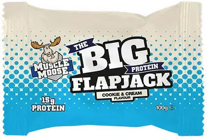 Muscle Moose Big Protein Bar with 15g Protein and Cookies & Cream Flavour 100g
