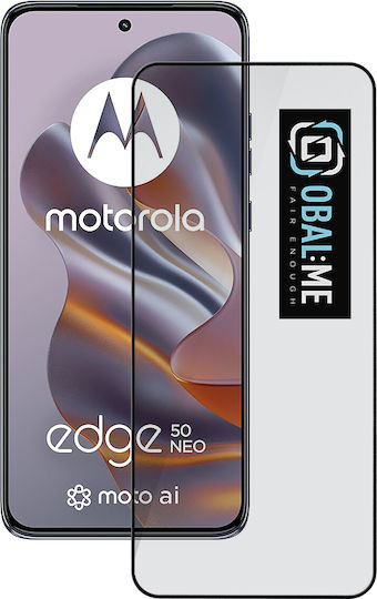 Obal:Me 5D Tempered Glass Μαύρο (Motorola Edge 50 Neo / Edge 60 Neo)