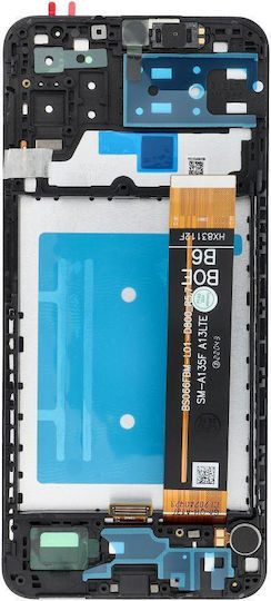 Ecran Samsung cu Mecanism Tactil și Ramă pentru Samsung A135f Galaxy A13 4G (Negru)