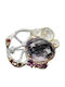 Artistic 14ct Silver Brooch Ametrine Garnets