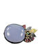 Artistic Brooch 26ct Chalcedony Sapphire Tourmaline