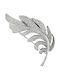 925 Silver Brooch Aaa Zircon Feather