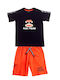 Kids Set with Shorts Summer 2 Pieces Navy Blue
