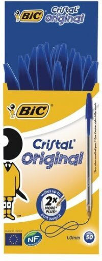 BIC Crystal Στυλό Ballpoint 50τμχ