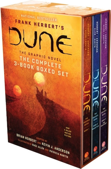 Dune: The Graphic Novel: The Complete 3-book Boxed Set: Dune, Muad’dib, And The Prophet Kevin J. Anderson Abrams Comicarts