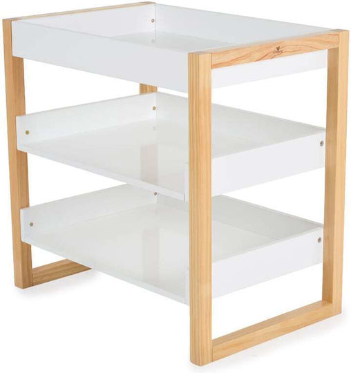 Baby Changing Table White 82x54x80cm