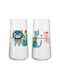 Ritzenhoff Pet Lovers #5 & #6 Set Cocktail/Drinking / Water Glasses Glass 614ml 2 Pieces