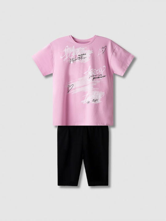 Nek Kids Wear Kids Set with Leggings Summer 2 P...
