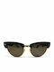 Celine Women's Sunglasses with Black Horn-Rimmed Frame and Black Lens CL40059U-30E