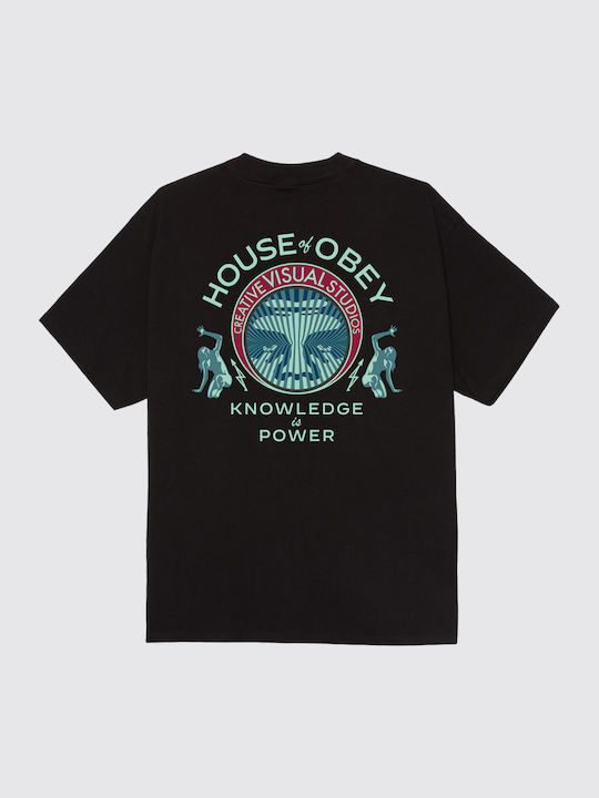 Obey Tricou Negru