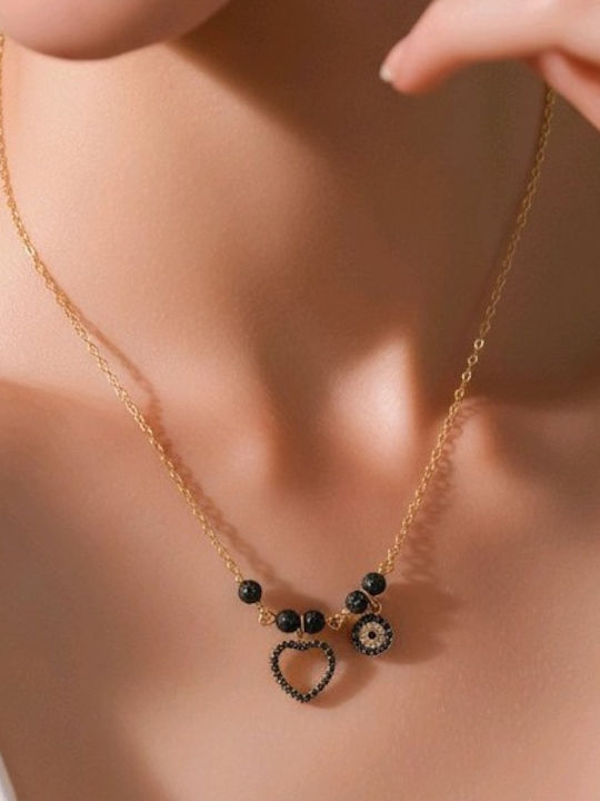 Prince Silvero Vergoldete Silberschmuck Halskette