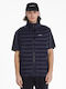 Sleeveless Puffer Jacket Waterproof Navy Blue