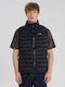 Ärmelloses Puffer Wasserdicht Schwarzes Herren Jacke 261.EM10.10-Schwarz