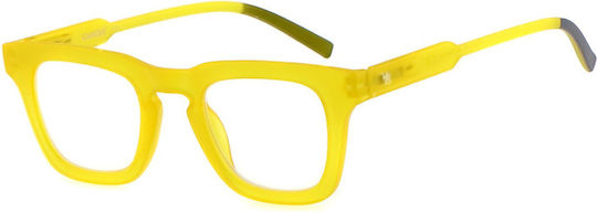 Cammello Women Reading Glasses +4.50 In Yellow Colour 7010-Yellow-Grey-450_32974