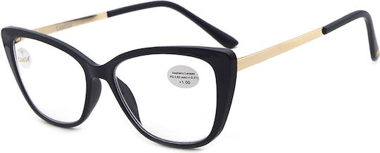 Cammello Дамски Очила За Четене +3.25 В Черен Цвят 23001-Black-325_32816
