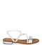Leather Women's Anatomic Silver Sandals