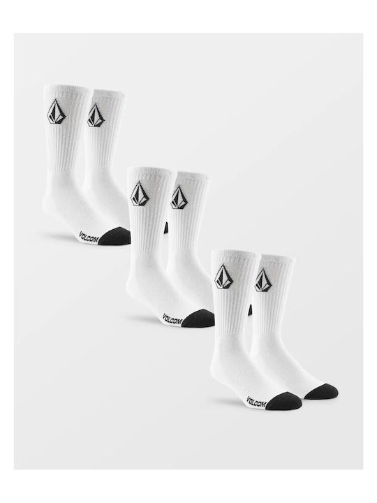 Volcom Herren Socken Weiß 3er Pack