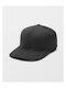 Men's Volcom Embossed Stone Adj Hat Black