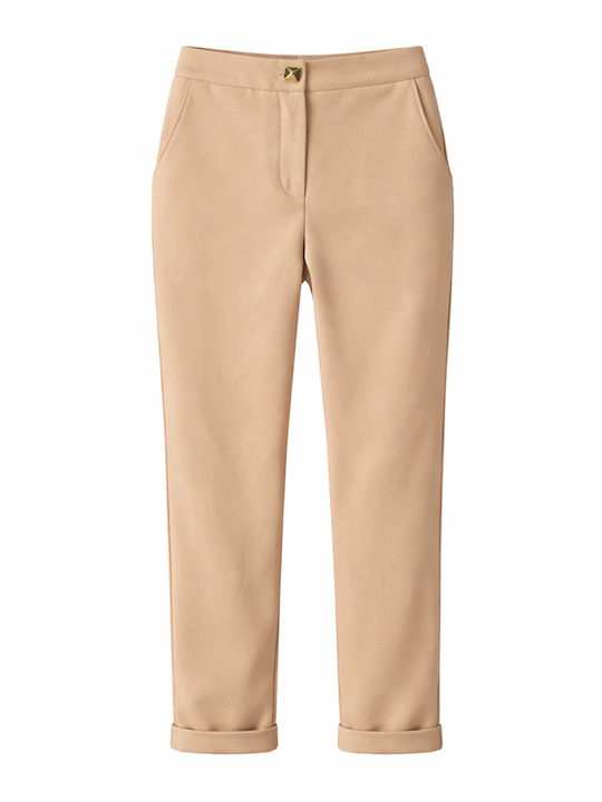 Mavie Kinderhose Stoff Beige