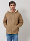Cardigan with Hood Brown