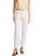 Pantaloni Dama Tesatura Ecru