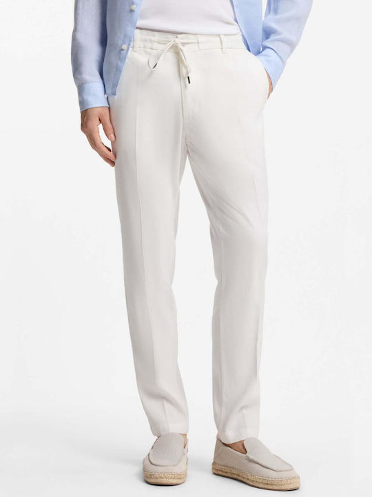 Boss Pantaloni Albi 50557859-100 | Skroutz Romania