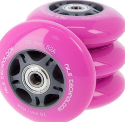 Nils Extreme Pu 76x24 82a 4pcs Rose + Abec-7 8p...