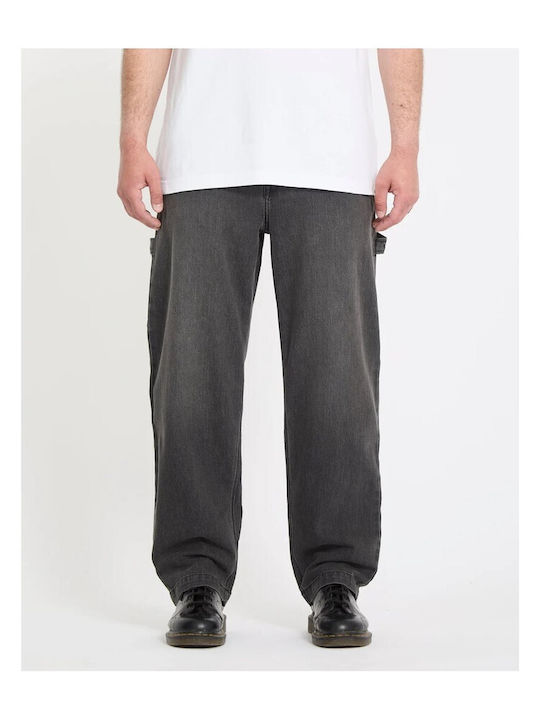 Kraftsman Men's Jeans Pants with Loose Tapered Fit Black Grey