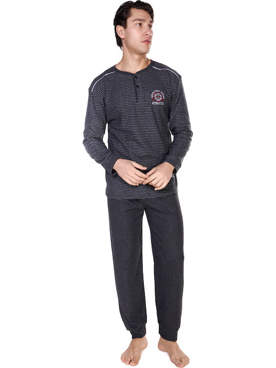 Comfort Winter Men's Pyjama Black