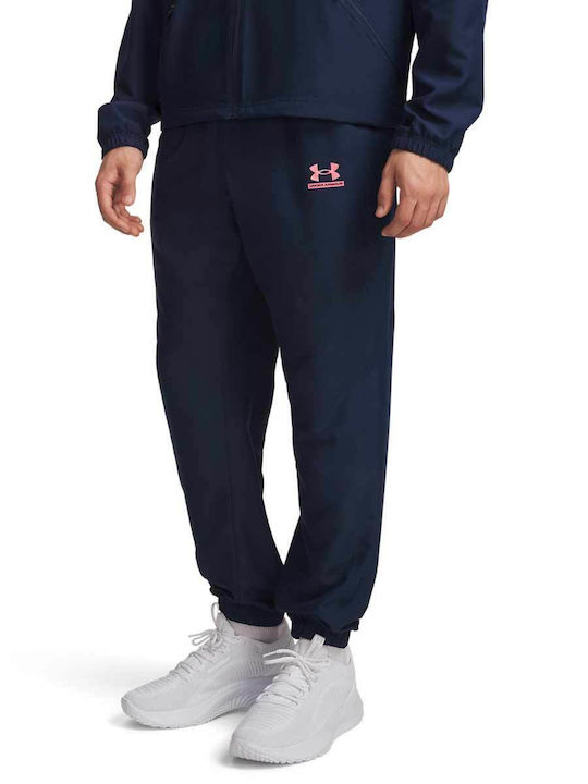 Under Armour Παντελόνι Φόρμας Γυαλιστερό Blue