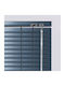 Elite Blinds 836267 Στόρι Σκίασης Αλουμινίου σε Μπλε Χρώμα Π100xΥ100εκ.