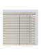 Elite Blinds 815283 Wooden Blinds in Ecru Colour Width 100cm Height 100cm